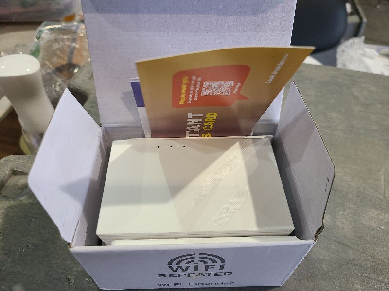 Photo 1 of 2025 1.2Gbps WiFi Extender Signal Booster, Up to 12880 sq. ft, Dual Band 5GHz/2.4GHz, WiFi Extenders Signal Booster for Home, WiFi Range Extender with Ethernet Port, Connects 100+ Devices