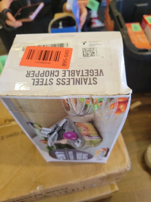 Photo 1 of 12-in-1 Vegetable Chopper, Mandoline Food Slicer for Kitchen, Cheese Grater, Veggie Chopper with Container, Vegetable Cutter for Onion, Salad and Fruit- Stainless Steel, Home Essential Tools