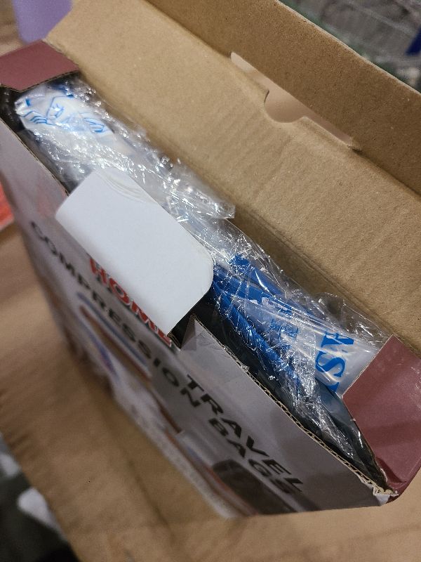 Photo 1 of 12 Pack Compression Bags for Travel | Vacuum Seal Storage Bags for Luggage & Dirty Clothes | Travel Packing Space Saver Bags for Suitcases & Home Organization | MEIQIHOME