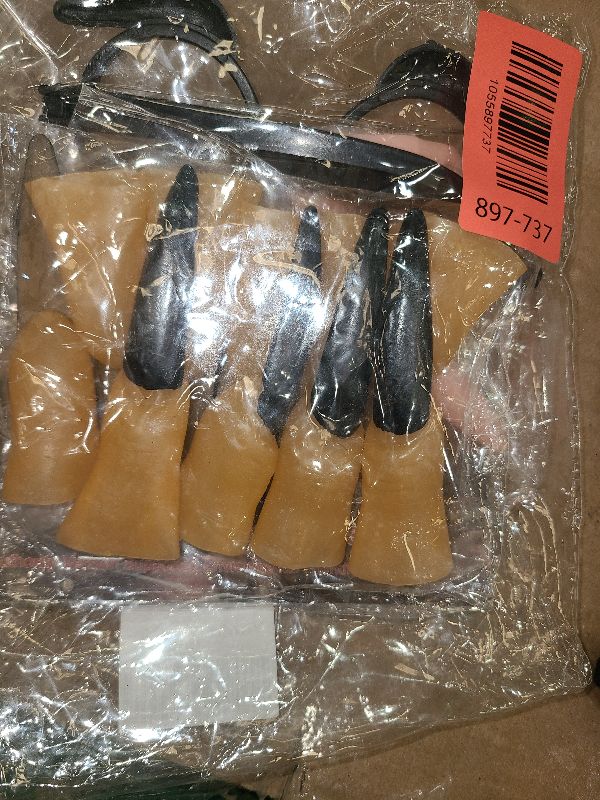 Photo 1 of 1 Pcs Witch Glasses Nose with 10 Pcs Witch Black Fingernails Women Dress Up Halloween Party Supplies Novelty Accessories