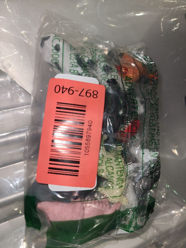 Photo 1 of 15 Pcs Mini Figures Toys Realistic Farm Animal Figurines, Plastic Learning Educational Playset Animal Themed Party Supplies Cake Topper Ornaments for Easter Egg Birthday Christmas