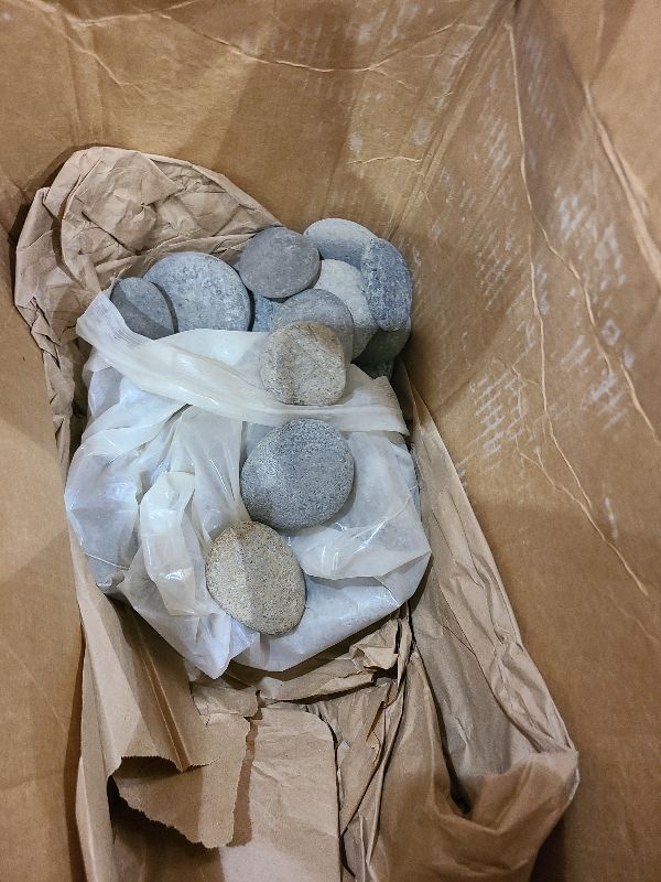 Photo 1 of 10 River Rocks for Painting, Flat & Smooth Stones, No Sharp Edges, for DIY Painting, 2" to 4" River Stones