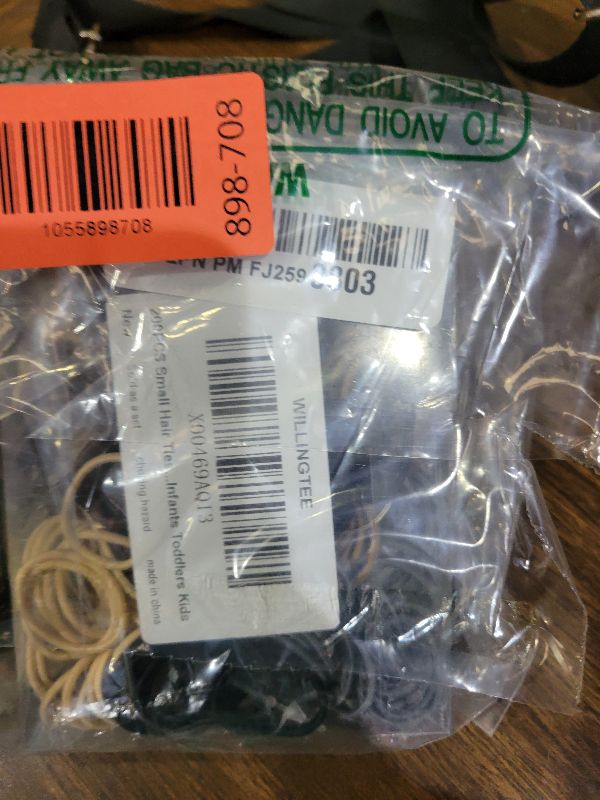 Photo 1 of 200PCS Small Hair Ties,No Crease Baby Hair Ties,Elastic Hair Ponytail Holder Hair Accessories for Baby Girls Infants Toddlers Kids,Neutral Color