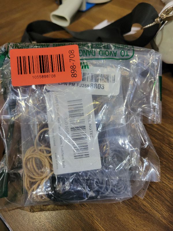 Photo 1 of 200PCS Small Hair Ties,No Crease Baby Hair Ties,Elastic Hair Ponytail Holder Hair Accessories for Baby Girls Infants Toddlers Kids,Neutral Color