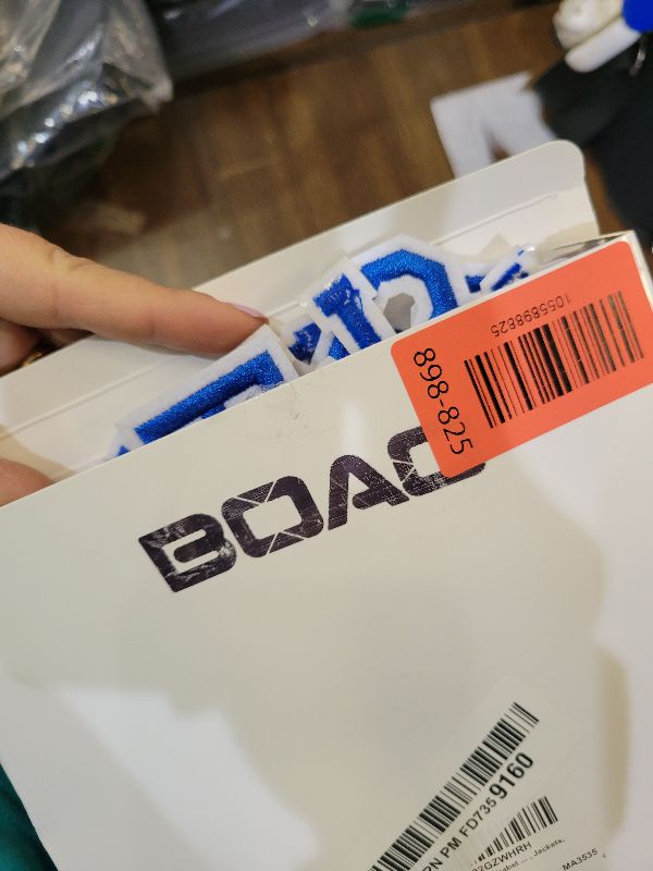 Photo 1 of 104 Pcs Iron on Letter Alphabet Fabric Patches with Ironed Adhesive Embroidered Decorate Repair A-Z Letter for Bulletin Board School T-Shirts, Jeans, Jackets, Socks, Bags, DIY(Blue)