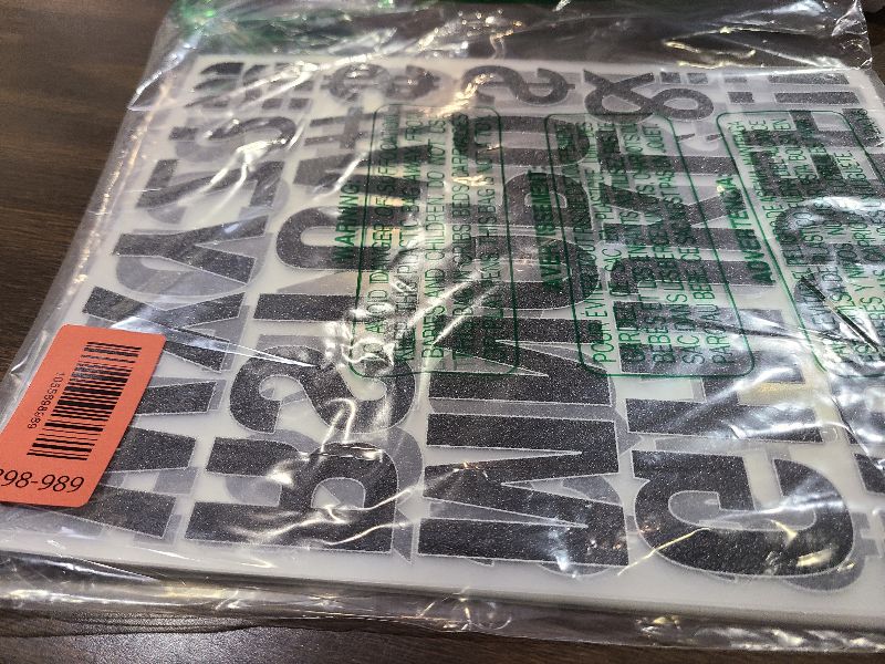 Photo 1 of 10 Sheets 440 Pieces Iron on Letters for Clothing, 2 Inch Heat Transfer Letters, White Iron on Vinyl Letters with A-Z PU Alphabets Sticker for Fabric, Jersey T-Shirt Printing DIY Craft