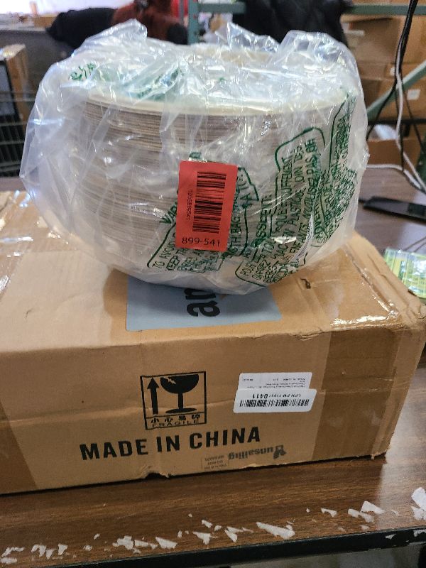 Photo 1 of [50 COUNT]Harvest Pack PFAS FREE 32oz Round Paper Bowls, Compostable Heavy-Duty Eco-Friendly Disposable Bagasse Large Soup Bowls, sugarcane made for Meal Prep Takeout Dinnerware, Microwave Safe