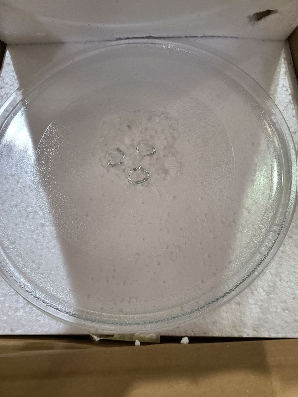 Photo 1 of 12" Microwave Replacement Turntables, Microwave Glass Plate Compatible with Replacement Part of W11367904/ W10337247/ AP6892124/ W11335034/ WPW10337247 etc – Dishwasher Safe