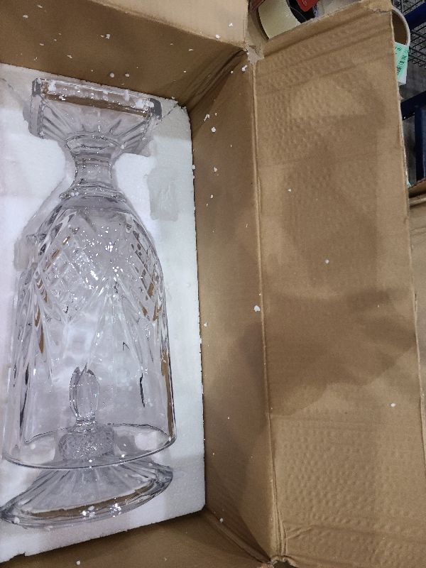 Photo 1 of 0.8 Gallon Glass Drink Dispenser for Parties 3L Crytal Iced Beverage Dispenser with Spigot Wedding Beverage Server for Party Bar