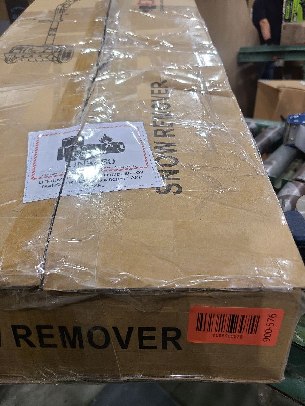 Photo 1 of 13" Cordless Snow Shovel, 2X 48V 600W Motor 4-Ah Battery Powered Snow Blower 8" Depth Electric Snow Shovel with Directional Plate Adjustable Front Handle (4-Ah Battery & Quick Charger Included) Red