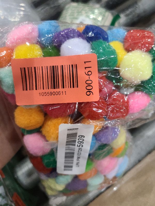 Photo 1 of 200PCS Craft Pom Poms 1 Inch Colored Pompoms for Crafts, Cotton Balls Soft Fuzzy Pom Pom Puff Balls for DIY Arts, Crafts Projects, Home Decorations (Multi-Colored)