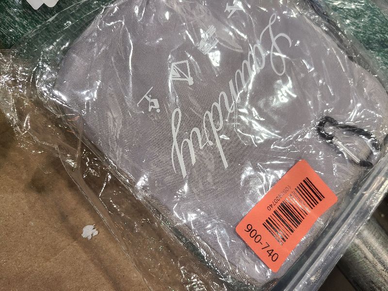 Photo 1 of 2 Pcs JHX Travel Laundry Bags, Dirty Clothes Organizer?Upgraded?with Handles and Aluminum Carabiner for Travel, Camp, Fitness, and Students (Black&Grey) 24"L x 21"W