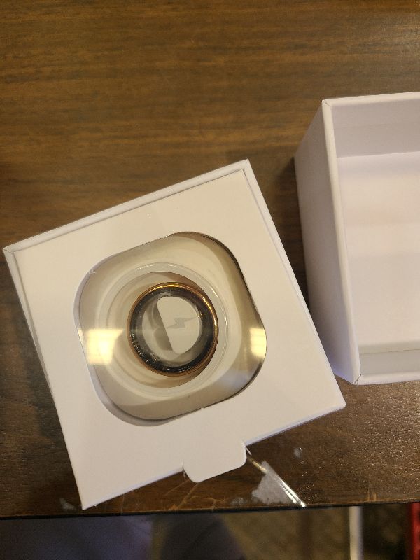 Photo 1 of Smart Ring for Women & Men, Health Monitoring Ring with Heart Rate, Blood Oxygen,Blood Pressure, IP68 Waterproof Fitness Ring, Sleep Monitoring for iPhone and Android, No APP Fee (Rose Gold, 10#)