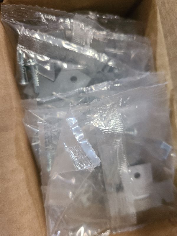 Photo 1 of 24PCS Retrofit Recessed Light Clips Housing C Clips for Downlight,with Self Tapping Screw,Metal Recessed Lighting Clips for Down Light Can Lighting,for use with Torsion Springs