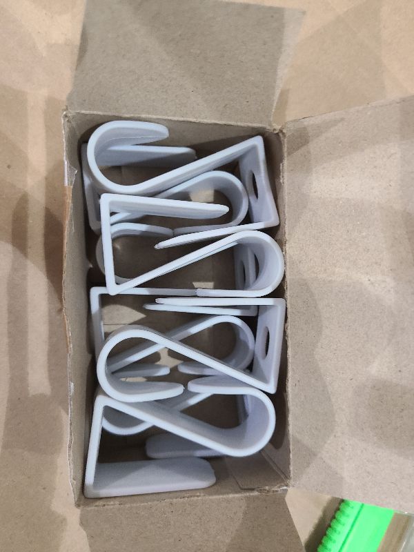 Photo 1 of 1st Choice Over The Door Hooks 8 Pack, Reversible Sturdy Hooks Fits 1 3/8' and 1 3/4' Door Widths, Plastic Hook Hanger for Hanging Clothes, Towels, White