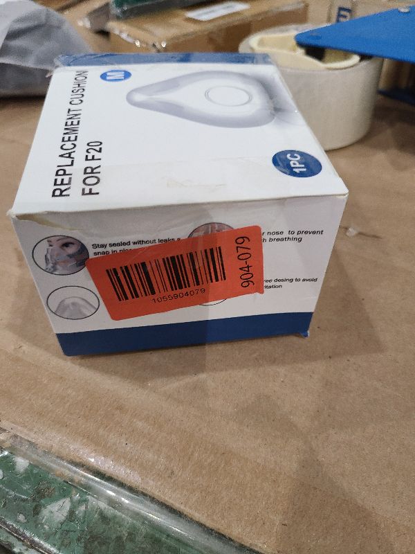 Photo 1 of 1 Pack Replacement Cushion for ResMed AirFit F20 Mask, Full Face CPAP Mask Cushion Replacement, Reliable Seal Perfect Fit, Covers Nose and Mouth,Medium