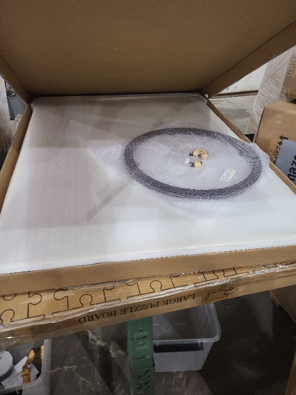 Photo 1 of 1500 Piece Wooden Jigsaw Puzzle Board - 6 Drawers, Preassembled Rotating Puzzle Table | 35” X 28” Jigsaw Puzzle Board | Puzzle Cover Included - Portable Tables for Adults and Kids