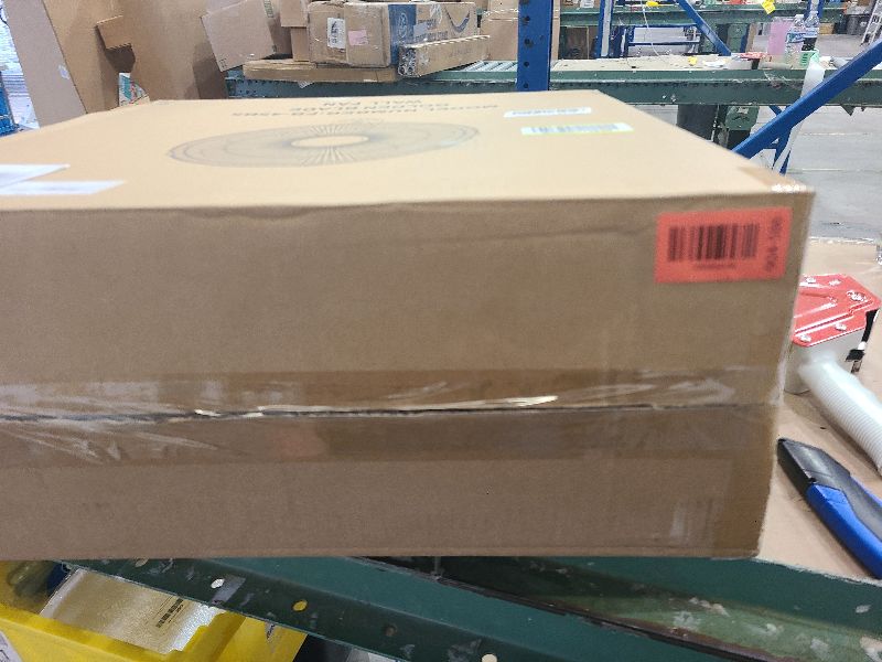 Photo 1 of 18 Inch Wall Mount Fan with Remote, 3-speed Wall Oscillating Quiet Fan with 5 Blades, Adjustable Tilt and Timing, High Velocity Wall-Mounted Fans for Bedroom, Gym, Office, Warehouse, Garage, Gold