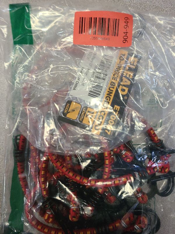 Photo 1 of 12" Elastic Bungee Cords with Hooks: 10 Pcs Bungee Cords Heavy Duty Outdoor, Bungie Cord Bundle Assortment with Metal Hook, Bungee Straps for Kayaking, Camping, Garage Storage