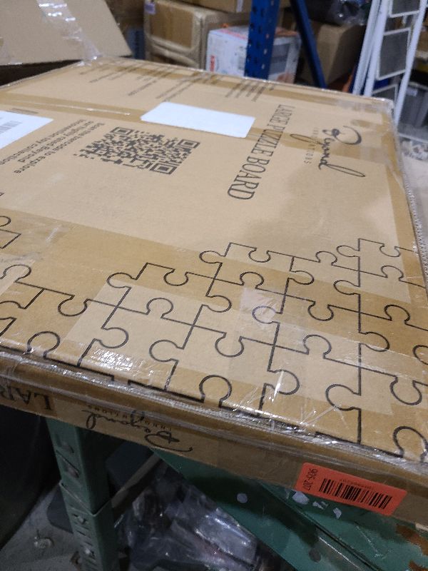 Photo 1 of 1000 Piece Rotating Puzzle Board with Drawers and Cover - 4 Drawers, Wooden Jigsaw Puzzle Table | 30” X 22”| Jigsaw Puzzle Board - Portable Puzzle Tables for Adults and Kids by Beyond Innoventions