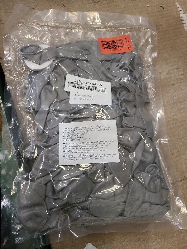 Photo 1 of 120pcs Gray Balloons, 18 12 10 5 inch Grey Balloons Different Sizes Gray Balloon Arch Kit for Birthday Baby Shower Wedding Anniversary Party Decorations