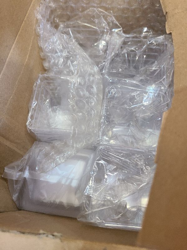 Photo 1 of 100 Pack 5 oz Plastic Dessert Cups with Lids & Spoons – Mini Parfait & Appetizer Cups, Dessert Shooter Cups – For Party, Wedding, Birthday, Pudding, Mousse, Ice Cream – BPA-Free, Recyclable, Clear