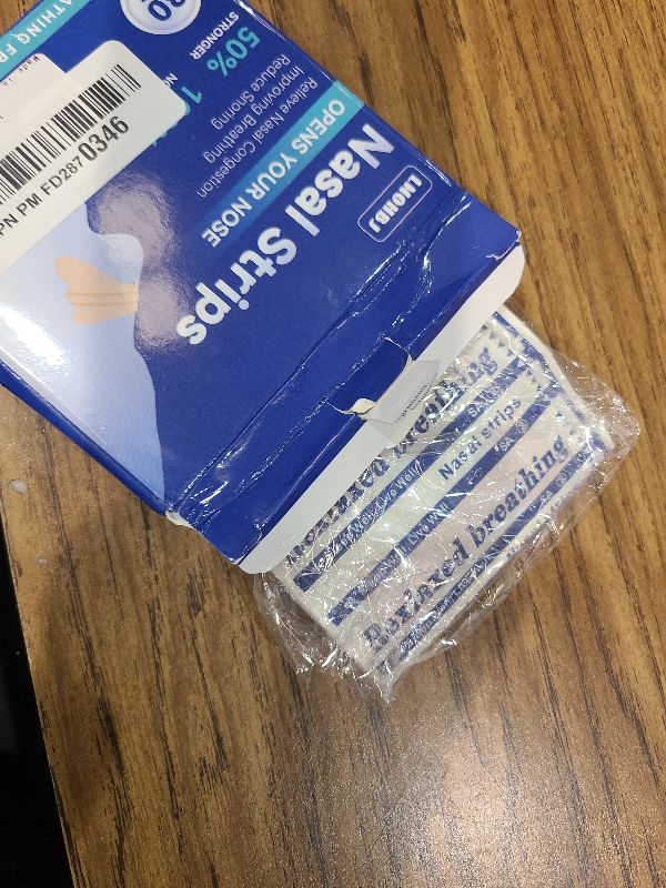 Photo 1 of 30Pcs Nasal Strips Anti Snoring, Extra Strength Nose Strips Breathing, Nose Tape for Sports and Sleep, Anti Snoring Strips Help Stop Snoring and Nasal Congestion Relief