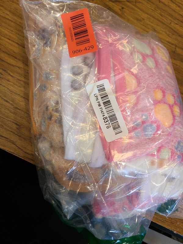 Photo 1 of 1 Pack 3 Blankets Super Soft Fluffy Premium Fleece Pet Blanket Flannel Throw for Dog Puppy Cat Paw Brown/Pink/White Medium(30x20 inch)