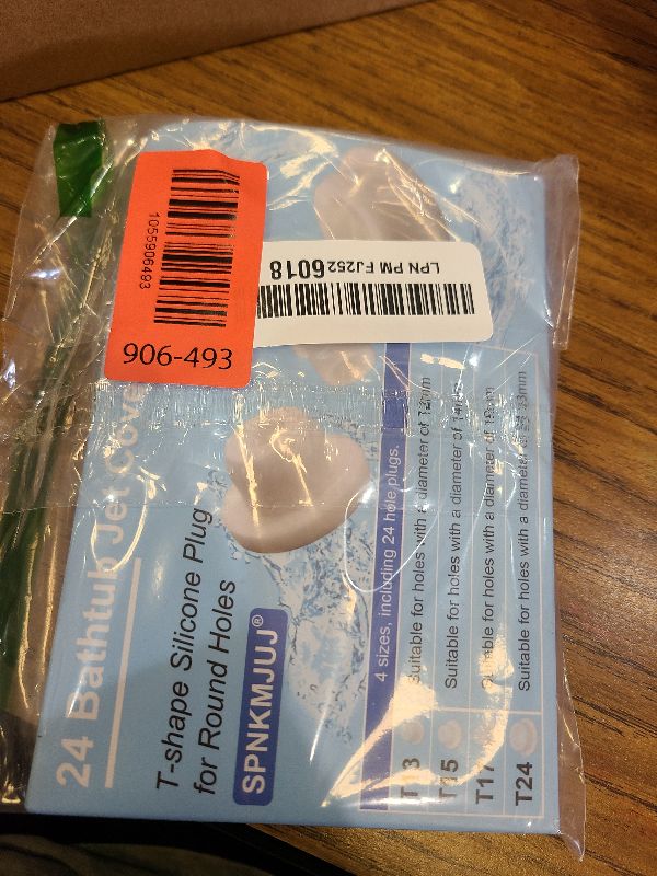 Photo 1 of 24 PCS Bathtub Jet Covers Silicone Hole Plug White Tube Plugs 4 Sizes Waterproof Bathtub Plug Fit for 12mm 14mm 16mm 22-23mm Bathtub Hole