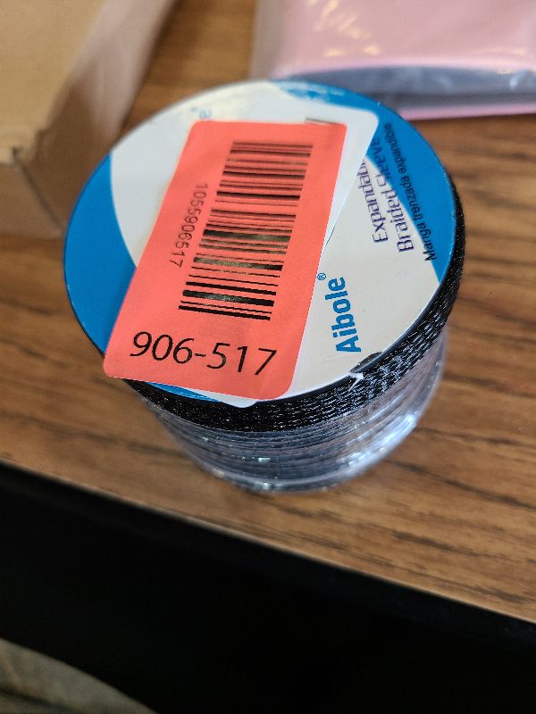 Photo 1 of 100Ft-1/8inch PET Expandable Braided Wire Sleeving,Wire Loom Cable Sleeve for TV,Computer,Home Theater,Automotive,Home Industrial,Electrical Wires,Chemical,Protect Cat from Chewing Cords,Black