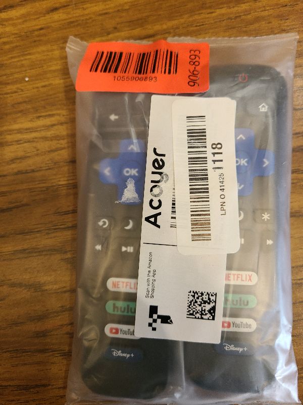 Photo 1 of (Pack of 2) Replacement Remote Control Only for Roku TV, Compatible for TCL Roku/Hisense Roku/Onn Roku/Sharp Roku/Element Roku/Westinghouse Roku/Philips Roku Smart TVs (Not for Roku Stick and Box)
