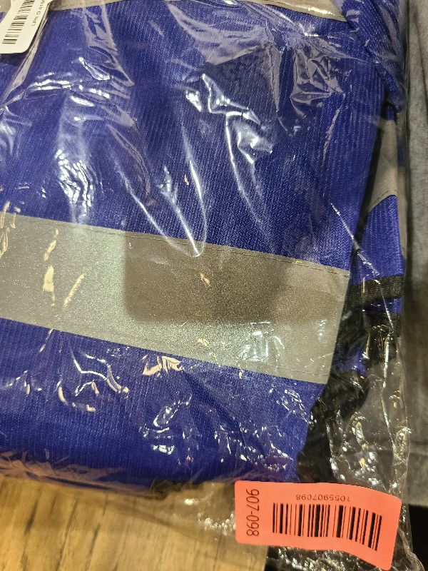 Photo 1 of 20 Pack Safety Vest,High Visibility Reflective Construction Vest with 2 Reflective Strips for for Outdoor Operator and Sportsme(Blue, 20)