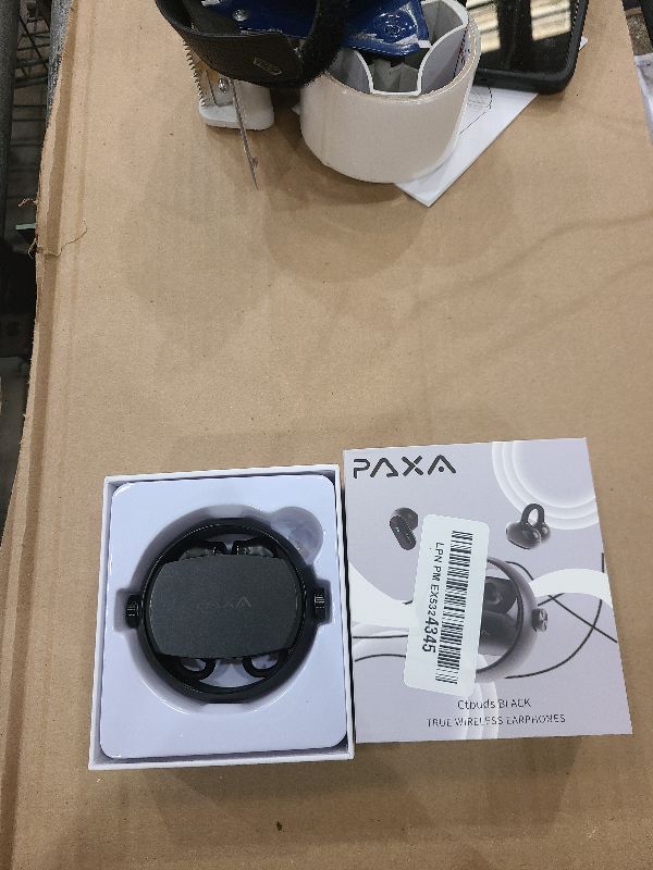 Photo 1 of 2 in 1 Clip on Open Ear Headphones Wireless Earbuds, 0 Delay Bluetooth 6.0, Ultra-long 140H Play, Auto L-R Recognition Touch Control, Hybrid Noise Reduction for Work Fitness Daily Use, Ctbuds Black