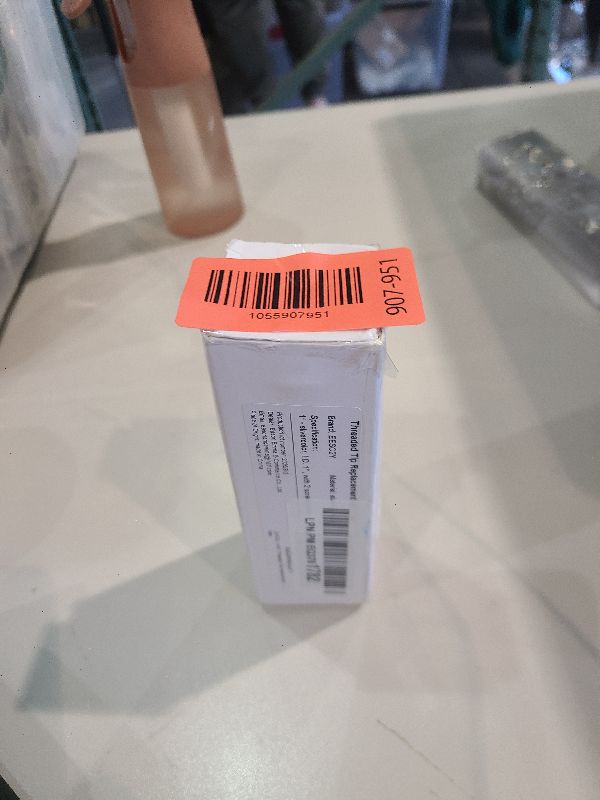 Photo 1 of (2-Pack) 1" Threaded Tips Replacement for Extension Poles Repairing, Push Broom Handle Threaded End