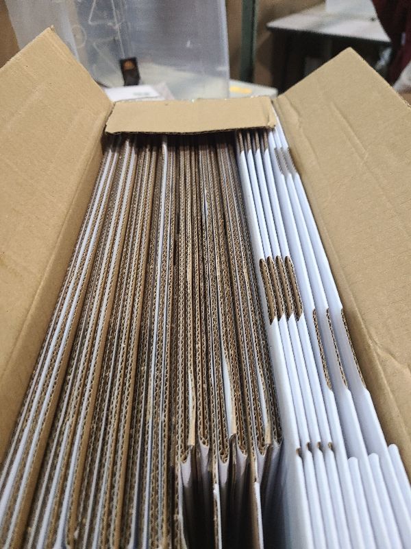 Photo 1 of 13.4x13x13 Moving Box Set of 7, Reinforced Handles with Removable Lid, Corrugated Boxes for Packaging, Moving, Carrying, Record Storage