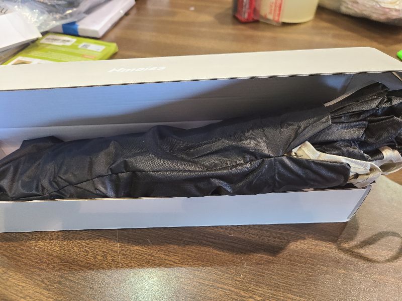 Photo 1 of [2025 Upgrade] Nmoiss Windshield Sun Shade Umbrella - [Vinyl Coating Heat Shield] Protect Car from Sun Rays & Heat Damage Keep Cool and Protect Interior, Spring Structure Edge Medium 56" L x 31" W