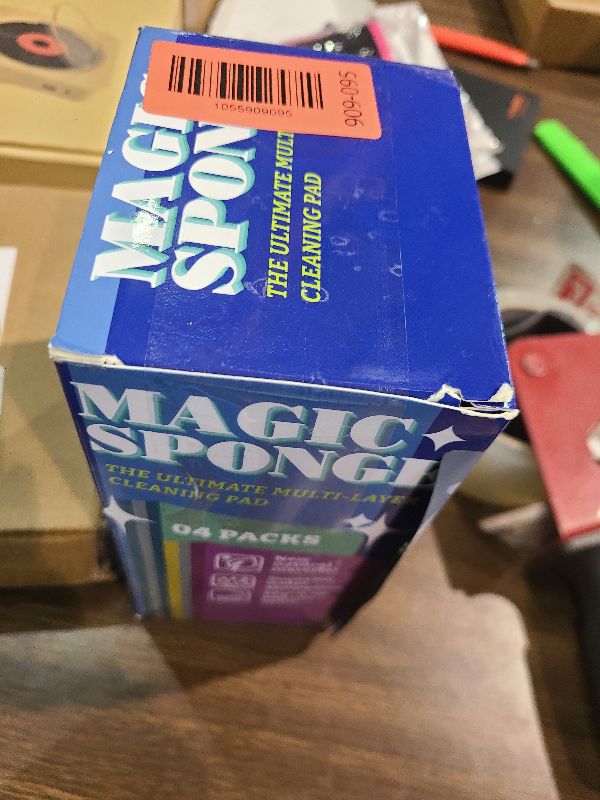 Photo 1 of 4 Pack 12-Layer Peelable Microfiber Sponges – Ultra Absorbent, Reusable Cleaning Pads for Kitchen & Household Use