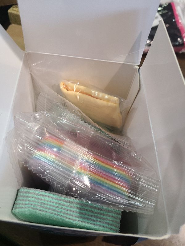 Photo 1 of 4 Pack 12-Layer Peelable Microfiber Sponges – Ultra Absorbent, Reusable Cleaning Pads for Kitchen & Household Use