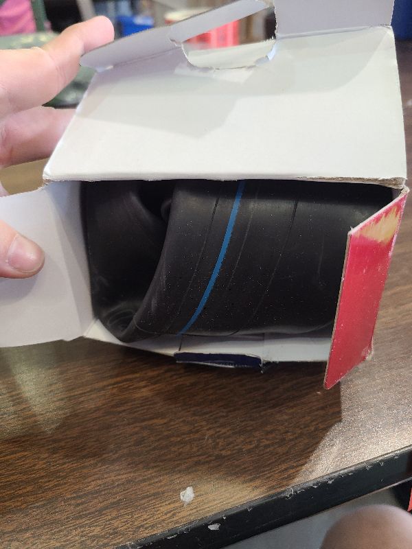 Photo 1 of 2.50/2.75-10 (80/90-10) Heavy Duty Inner Tube – 2mm Butyl Rubber, TR4 Straight Valve – Fits Honda CRF50/XR50, Suzuki DRZ70/JR50, Yamaha PW50/TTR50, Razor MX650, Baja, Coolster