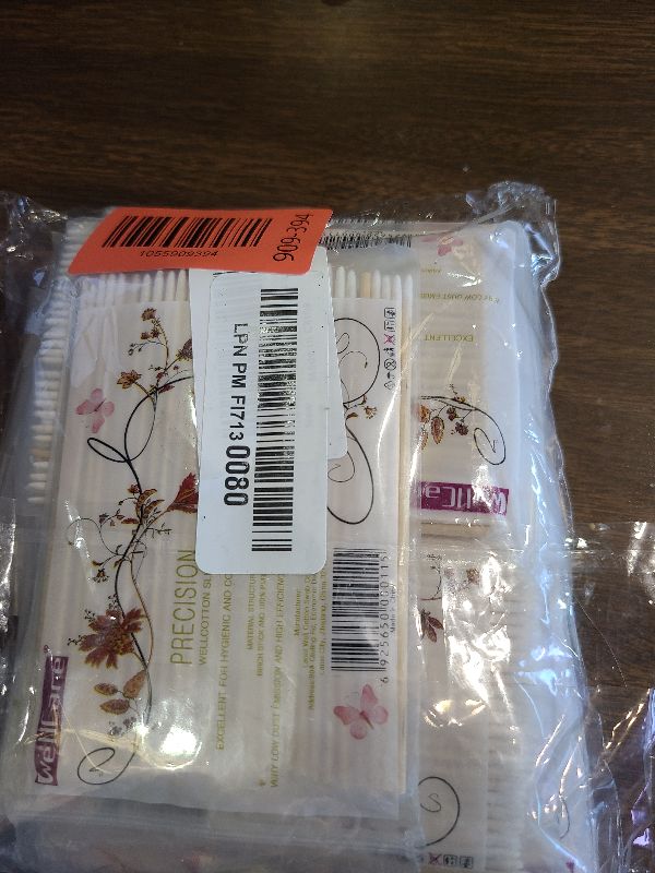 Photo 1 of 1200 Count Precision Tip Cotton Swab, Pointed Tip Cotton Swabs with Wood Sticks, Microblading Cotton Swabs Micro Swabs Cotton Tipped Applicators - 4 Inch