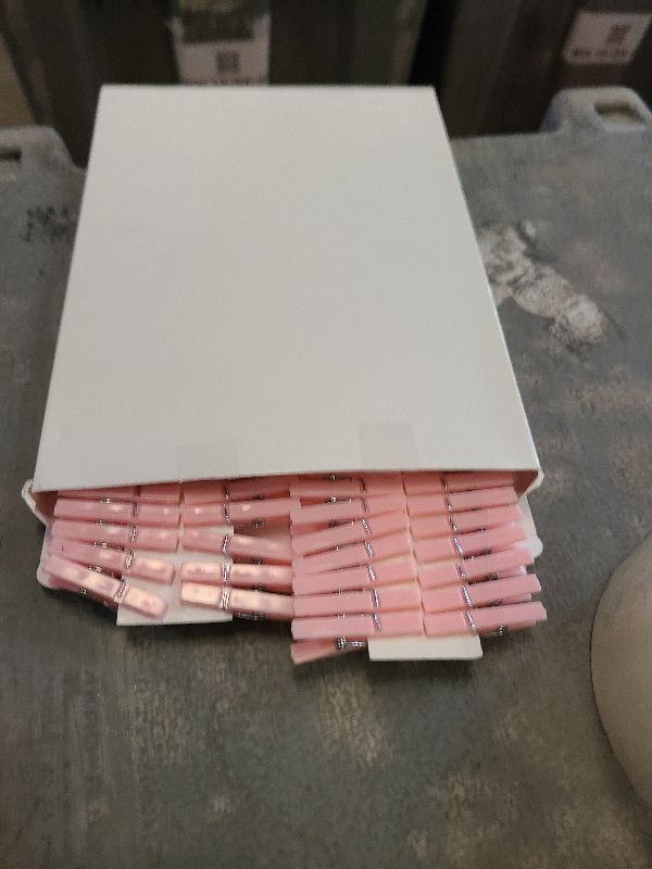 Photo 1 of 100PCS Baby Shower Clothespins Games Girl Plastic Clothes Pin with Waterproof Bag Mini Pink Pin Bulk 1.37 inch for Party Decorations, DIY Crafts