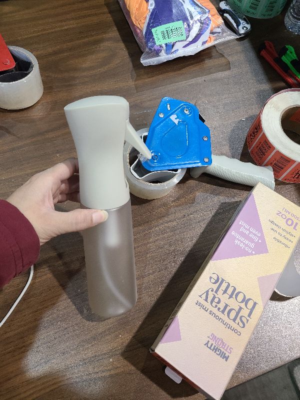 Photo 1 of 10 OZ Continuous Spray Bottles - Ultra Fine Mist Sprayer | Water Spray Bottle For Hair Stuff, Mister Spray Bottle For Plants Mister | Hair Spray Bottles For Hairstyling, Cleaning, Salons