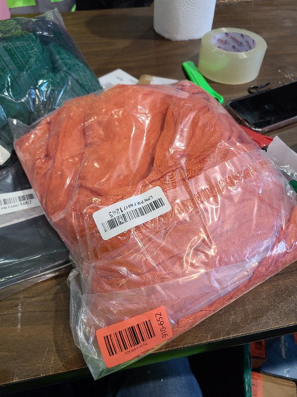 Photo 1 of 4 Pack Orange Cheesecloth Table Runner 20 x 120 inch Gauze Table Runners 10 FT Long,Semi Sheer Cheese Cloth Fabric Table Runner Bulk for Wedding,Party,Baby Shower,Bridal Shower Decoration