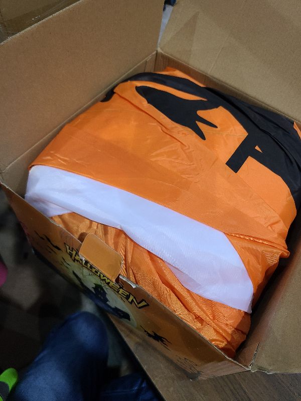 Photo 1 of 11FT Giant Halloween Inflatable, Giant Halloween Inflatables Archway, Outdoor Blow Up Decorations, Inflatable Pumpkin Arch for Yard Lawn Garden Party