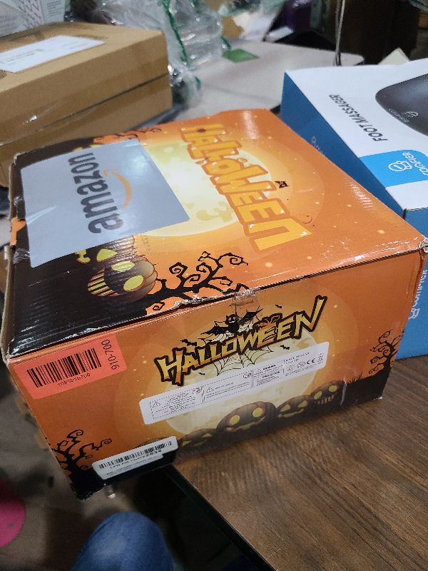 Photo 1 of 11FT Giant Halloween Inflatable, Giant Halloween Inflatables Archway, Outdoor Blow Up Decorations, Inflatable Pumpkin Arch for Yard Lawn Garden Party