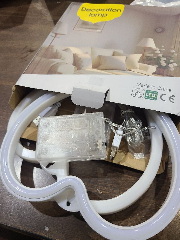 Photo 1 of 2-Pack Pink Heart Neon Sign, Neon Heart Lights Battery Operated or USB Powered Decoration Lamp, LED Wall Decoration Light for Mothers Day Decor Classroom, Dorm, Home, Wedding, Birthday and Party Décor