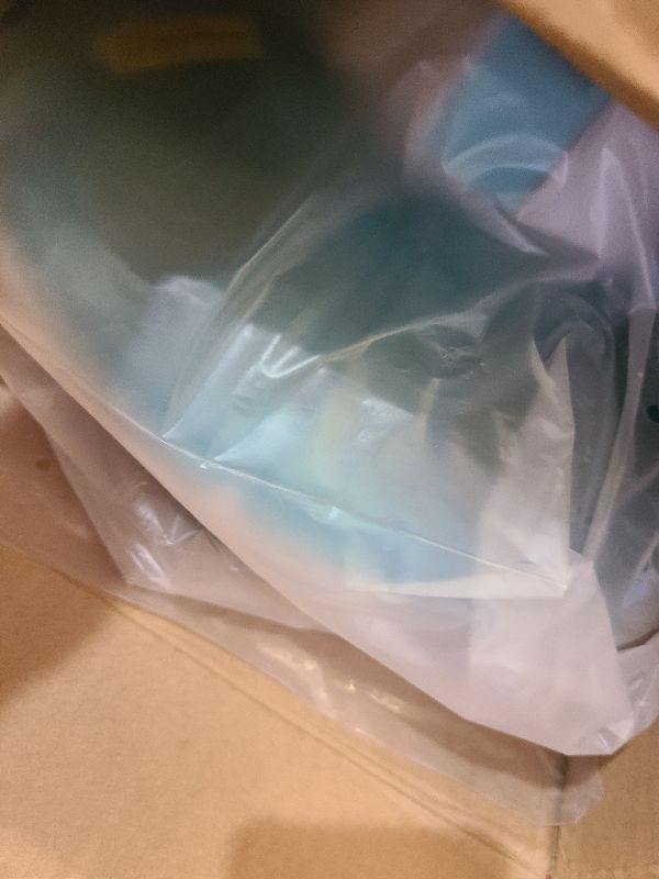 Photo 1 of (2025 Upgrade) Cordless Robotic Pool Cleaner, Lasts 75 Min, Automatic Vacuum for Above-Ground Pools up to 645 Sq.ft,Portable, Self-Parking,Light Blue