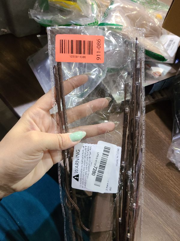 Photo 1 of 2 Pack Decorative LED Lighted Branch Lights Battery Operated Artificial LED Twig Branches Decoration for Home Room Decor Christmas Vase (Warm White, 29.5 Inches, 20leds)