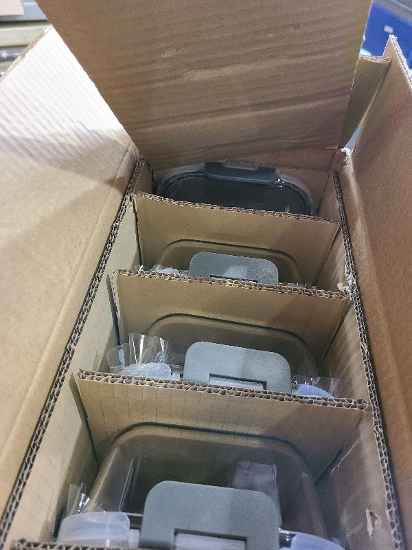 Photo 1 of [5-Packs, 30 Oz] Glass Meal Prep Containers with Snap Locking Lids Glass Food Containers,Airtight Lunch Container,Microwave, Oven, Freezer and Dishwasher