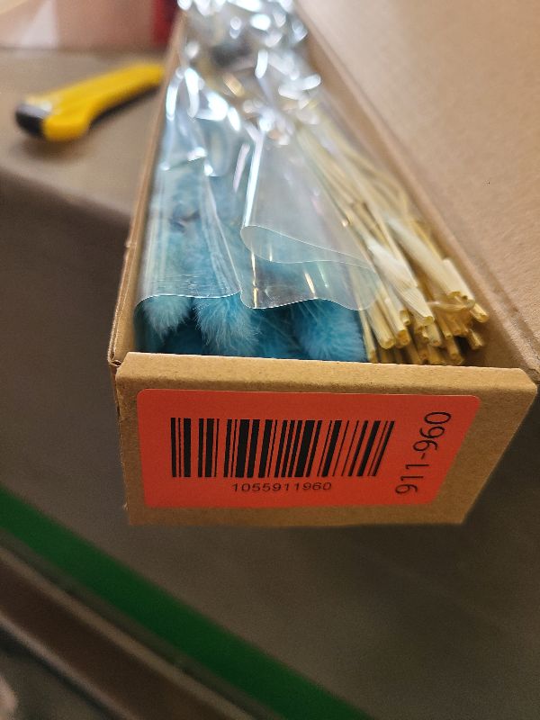 Photo 1 of 120 PCS Blue Dried Pampas Grass Decor, 17-inch Pompas Floral, Dry Flowers for Decoration, Pampas Grass in Bulk Tall, Blue Bunny Tails Dried Flowers for Boho Wedding Decor